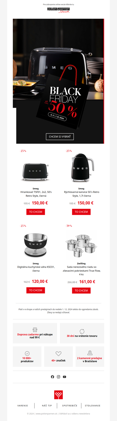 Najväčšie bestsellery v Black Friday sú späť!