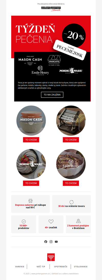 Zapnite trúbu a zamieste na koláče