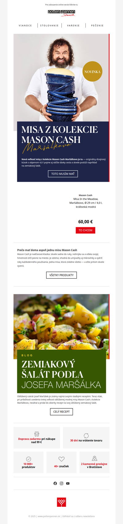 Maršálkovo × Mason Cash prináša novú veľkosť misy.