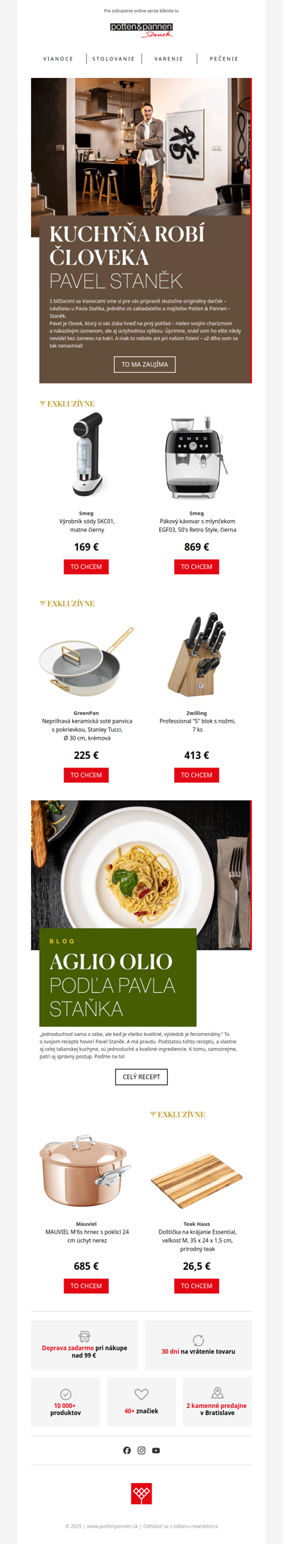 Nazrite do kuchyne Pavla Staňka, jedného zo zakladateľov Potten & Pannen – Staněk.