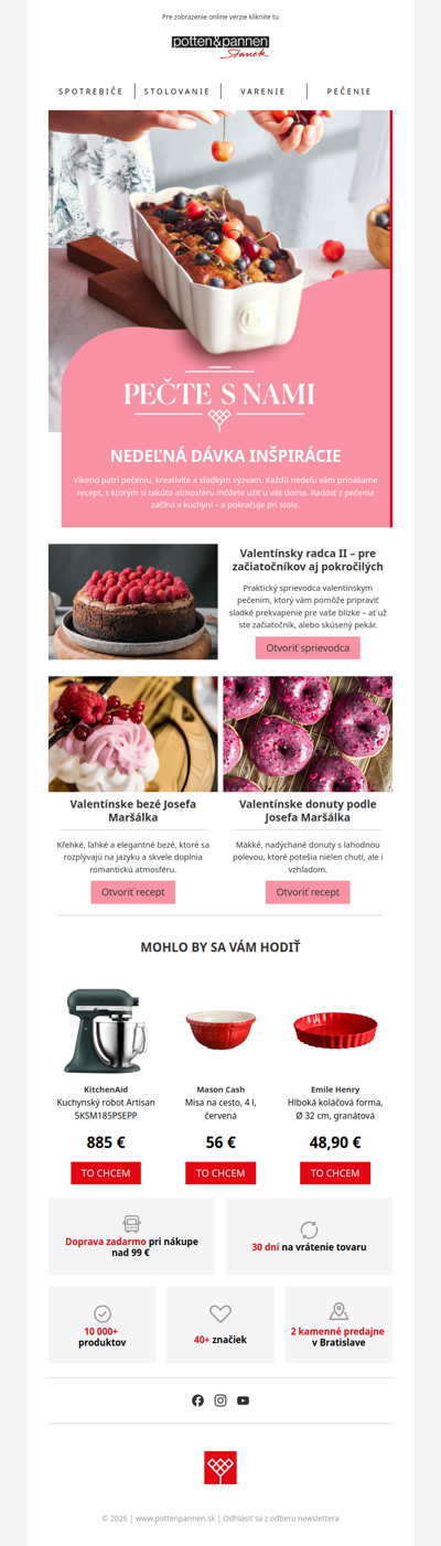 Pečte tiež: Sladké valentínske pečenie