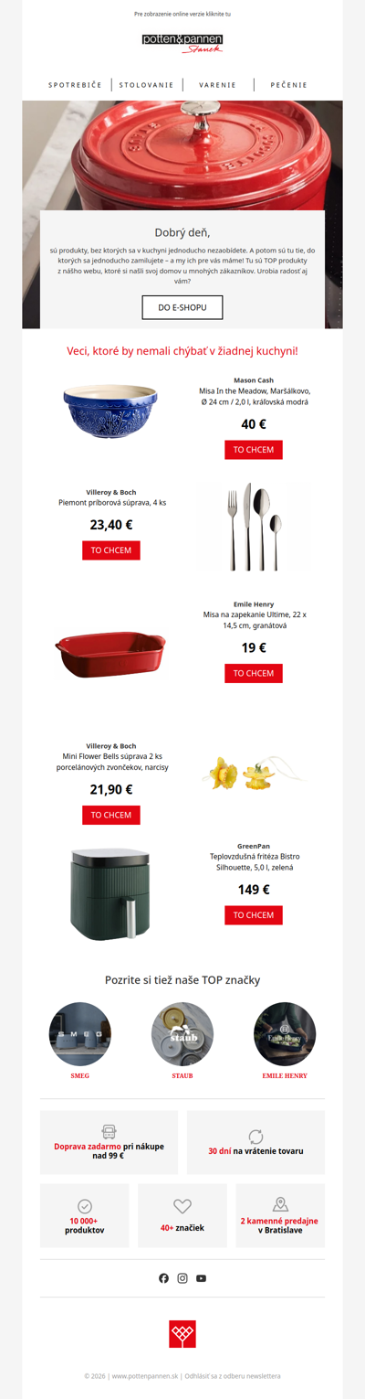 TOP produkty, ktoré si naši zákazníci zamilovali.