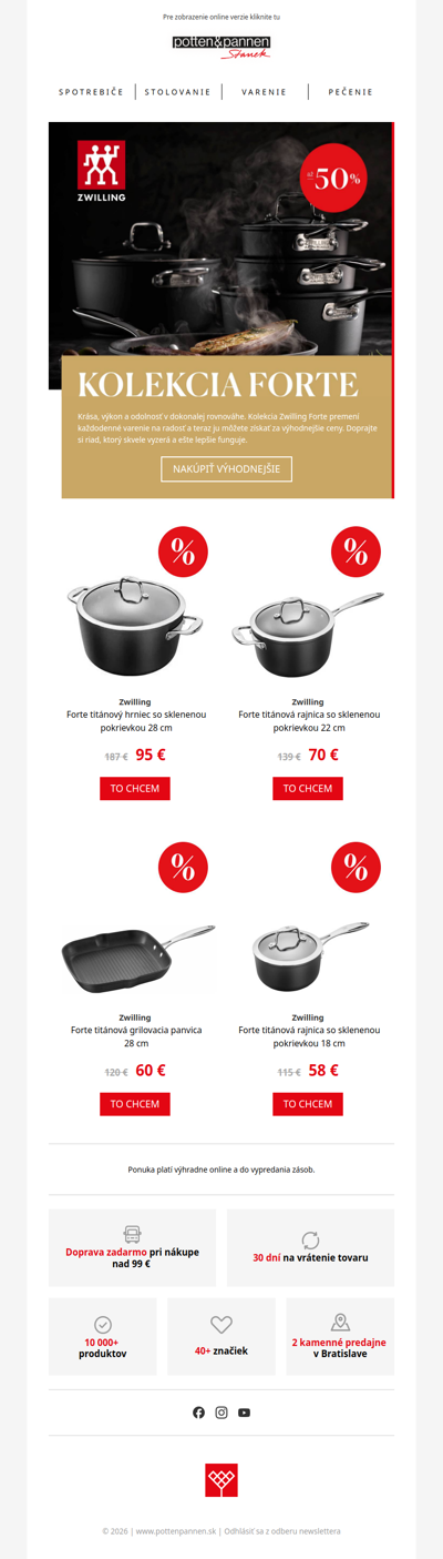 Prémiový riad Zwilling Forte.