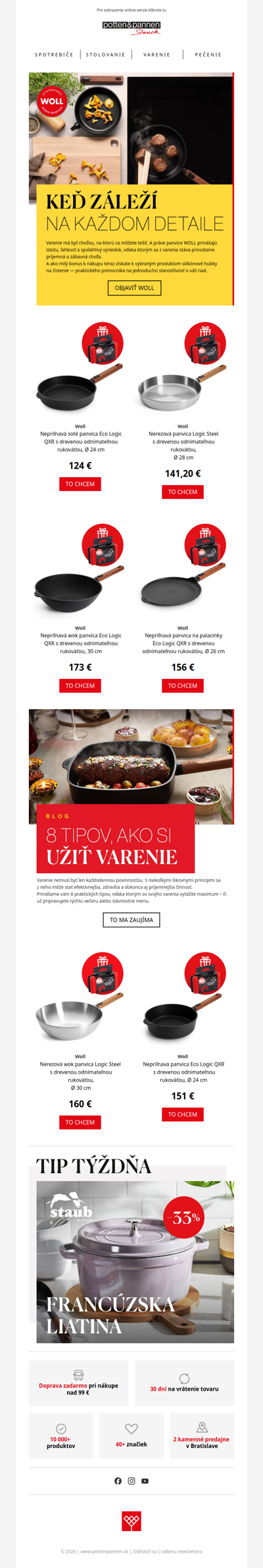 Keď chcete viac než len panvicu. WOLL.