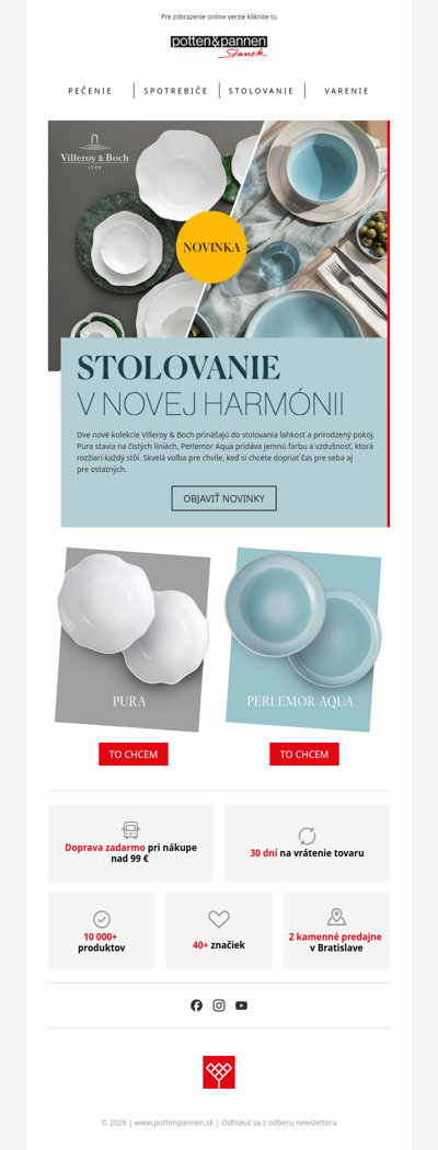 Nové kolekcie od Villeroy & Boch.