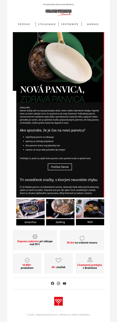 Nastal čas na novú panvicu.