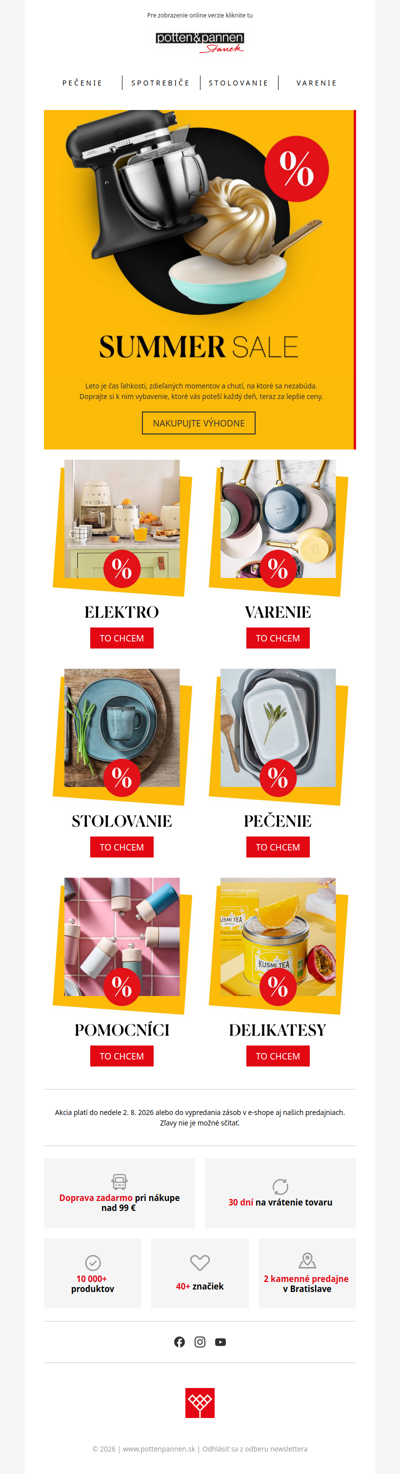 Summer sale začína.