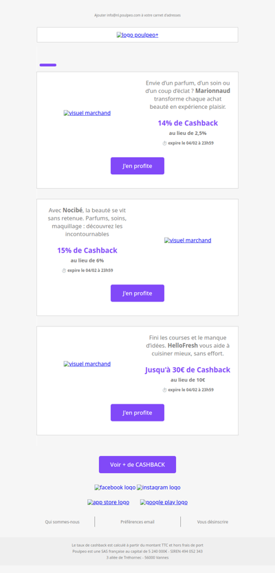 🔥 Super Cashback : demain il sera trop tard !