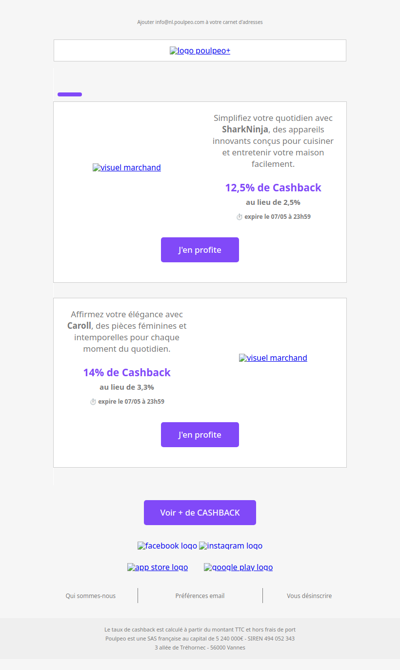 🚨 Super Cashback : c'est le moment d'économiser