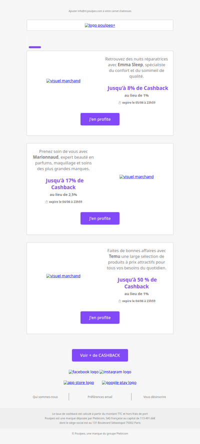 ⏳ Super Cashback : l'offre se termine bientôt !