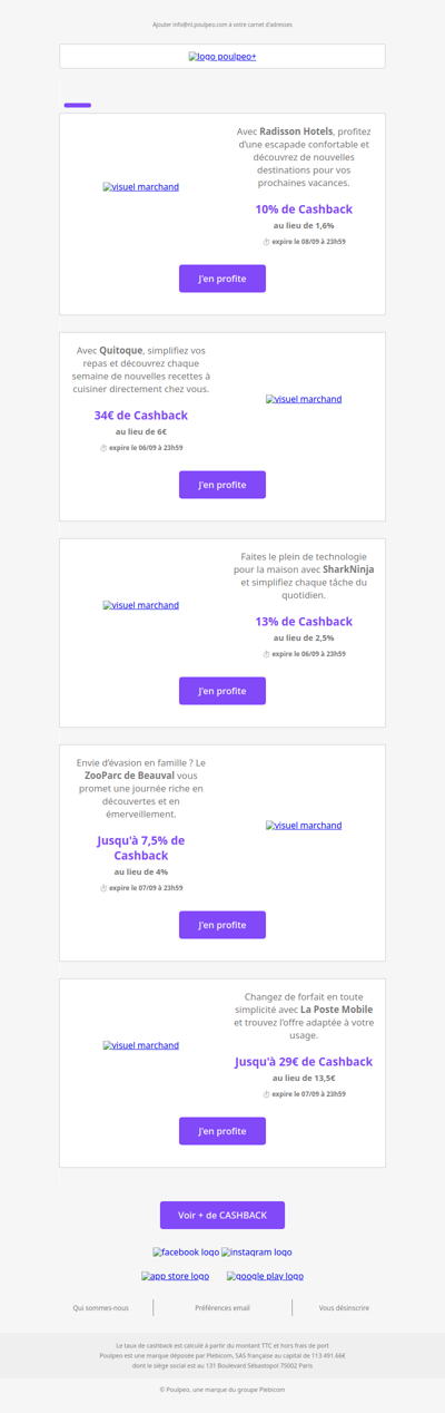 🚨 Super Cashback : profitez en vite !