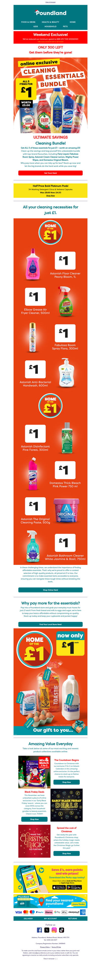 5 Cleaning Essentials for £1 😉🫧