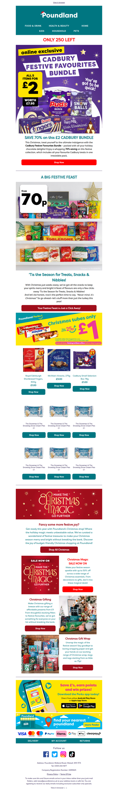 🍫 £2 CADBURY BUNDLE - SAVE 70%