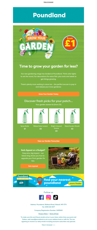 Grow More for Less 🌱 New Gardening Finds at Poundland