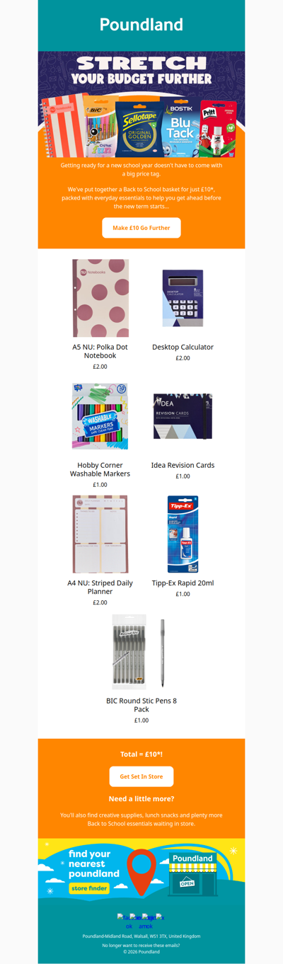 Why pay more for back to school?