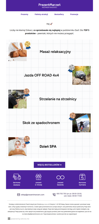 TOP 5 prezentów października! 🌟 Poznaj nasze pewniaki! 😎