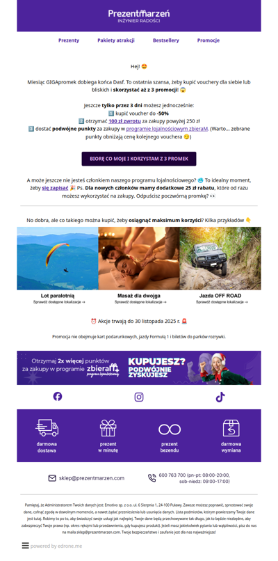 Łap ostatnie dni GIGApromek Dasf! 🚀💸