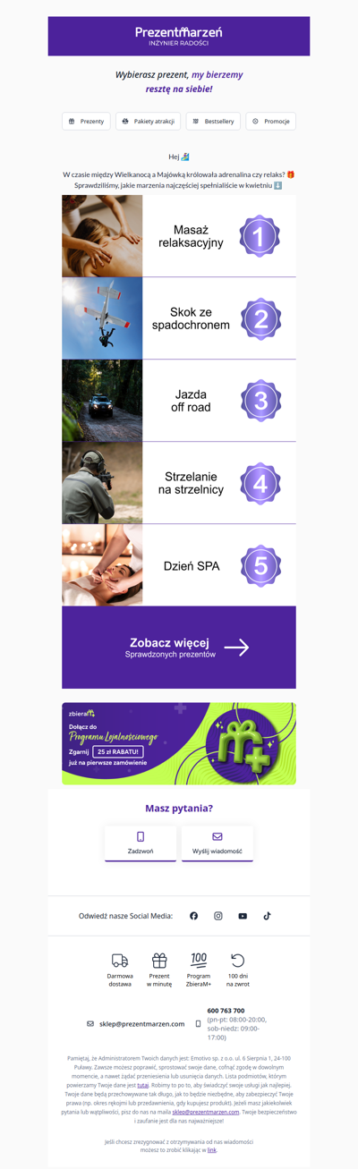 Zobacz najgorętsze atrakcje kwietnia  🎉🔥