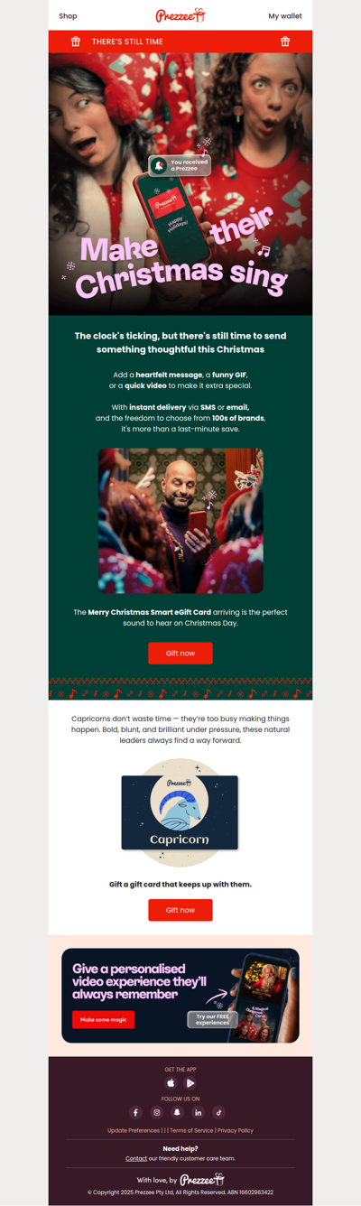 Make their Christmas sing