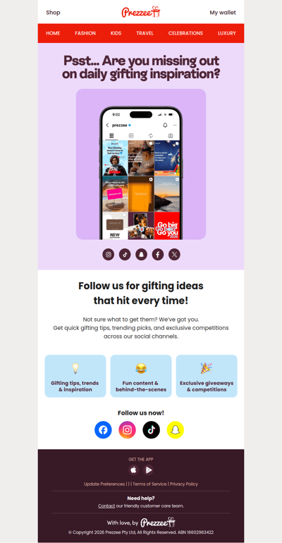 Your dose of gifting inspo starts here ✨