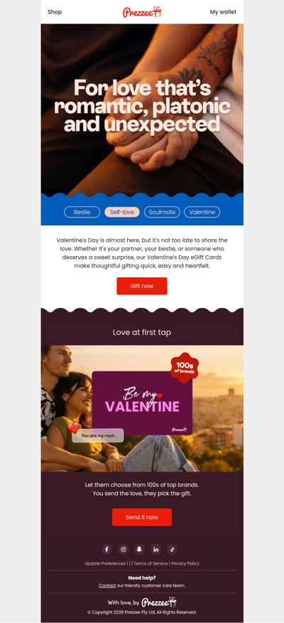 For love that’s romantic, platonic and unexpected