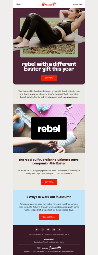 This Easter, give something they’ll actually use with rebel