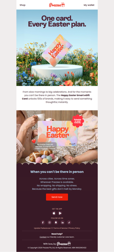 When you can't be there in person