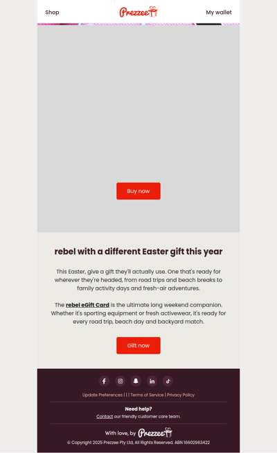 This Easter long weekend, think rebel 🏃‍♀️