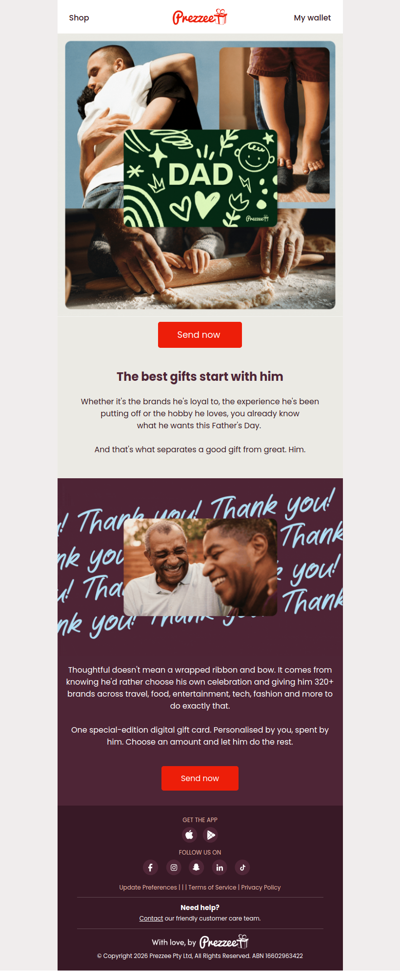Father's Day gifting - sorted in minutes