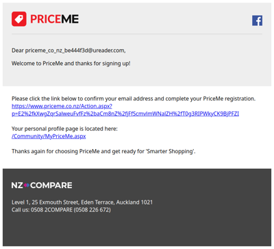 Welcome to PriceMe and thanks for signing up!