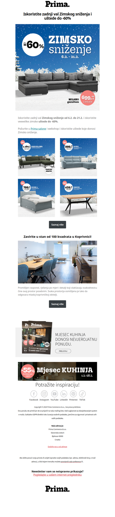 👉-60% uštede u Prima salonima i na webshopu