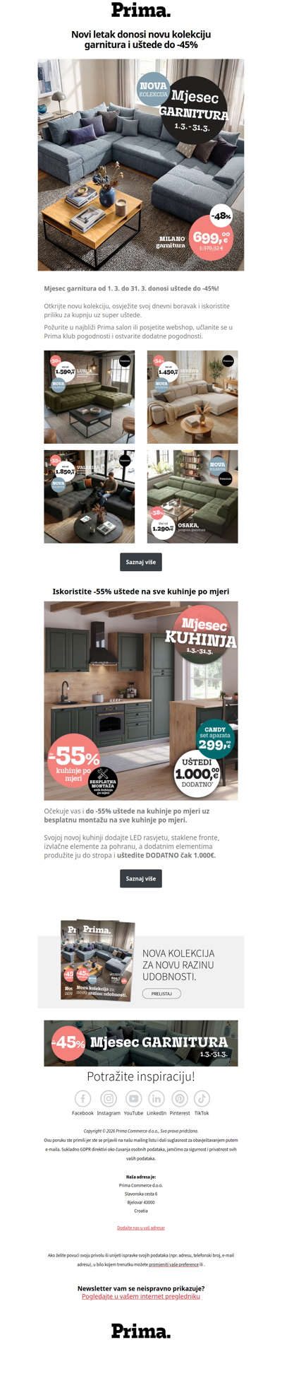 🚨Novi letak donosi uštede do -45% na sve garniture