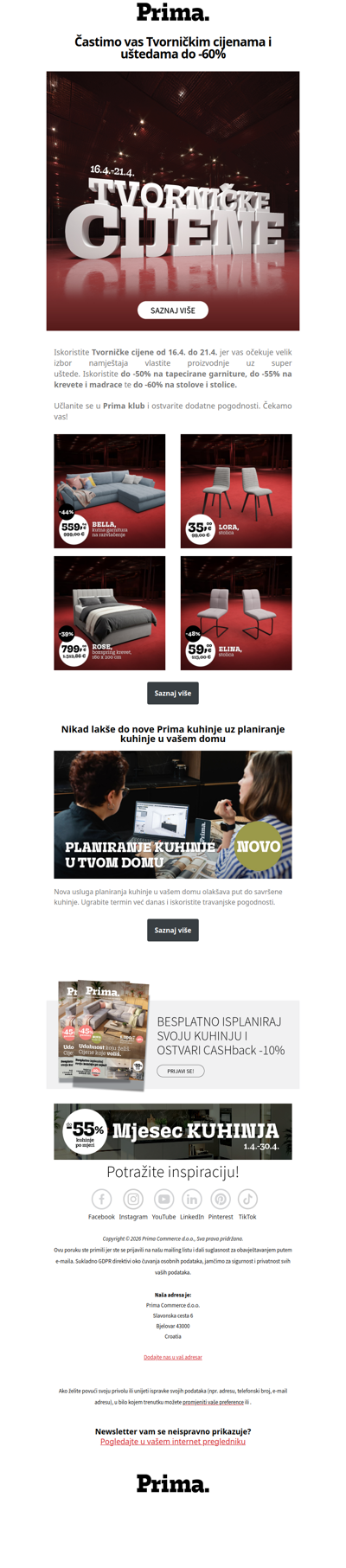 👉Iskoristite do -60% uštede na opremanje doma