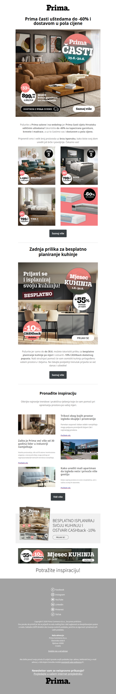 🎉 Prima časti uštedama do -60%