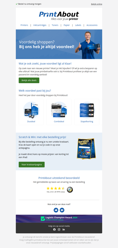 Daarom bestel je bij PrintAbout!