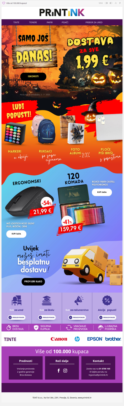 🔥 Posljednji dan! Dostava samo 📯 1,99 € 🚀 Ne propusti! ⏰