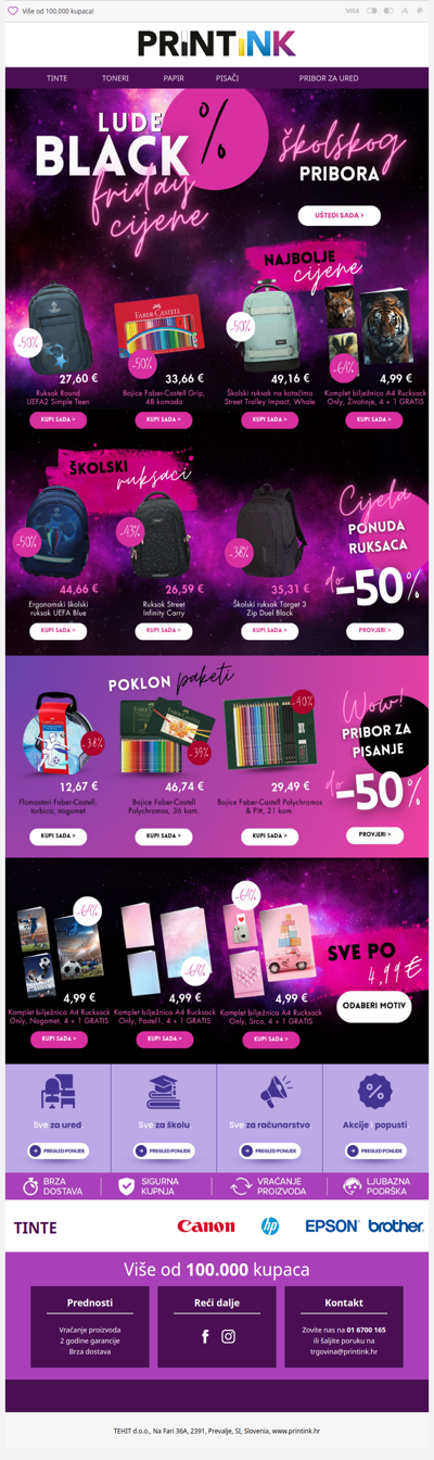 📚🖤 Školski crni petak – ograničene zalihe i snižene cijene!💣