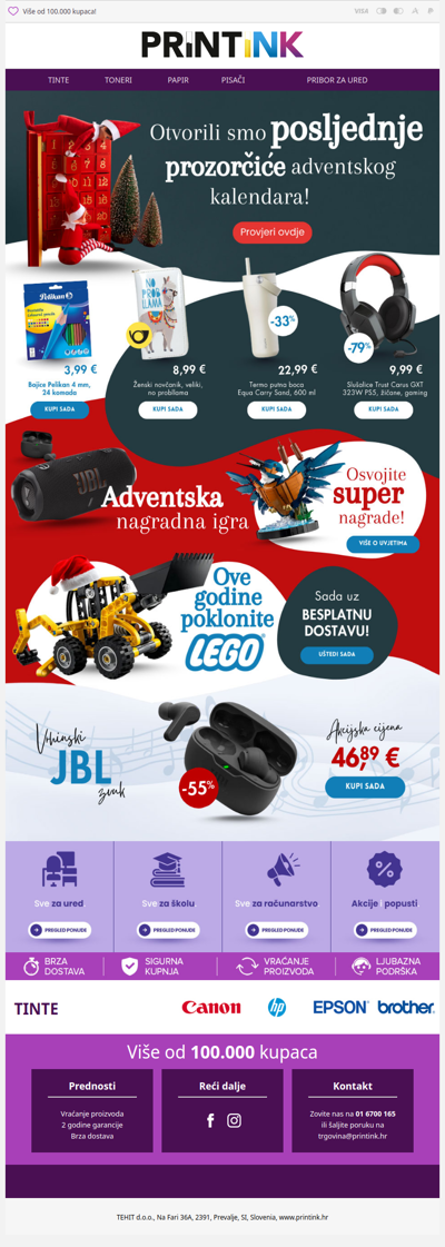 Otvaramo posljednje akcije adventskog kalendara! 🎁