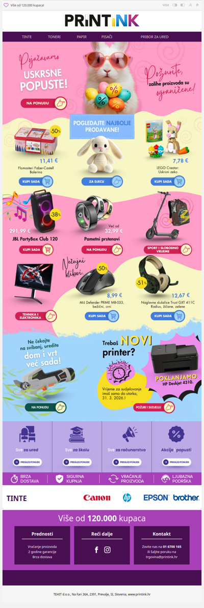 🐰 Skok u iznenađenja – uskrsna ponuda čeka! 🥳