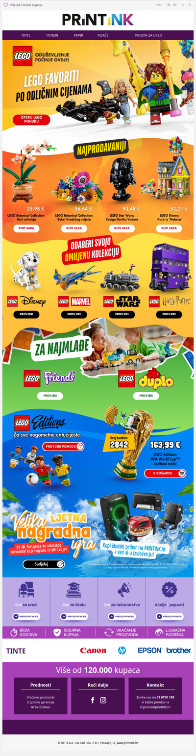 🧱 LEGO proizvodi po odličnim cijenama