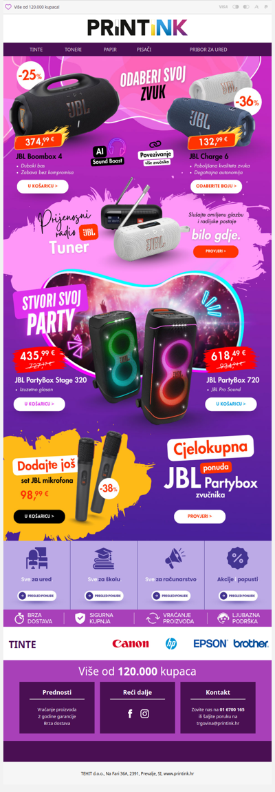 JBL ljetni hitovi 🔊🎶 TOP cijene🔥 Miriše na zabavu
