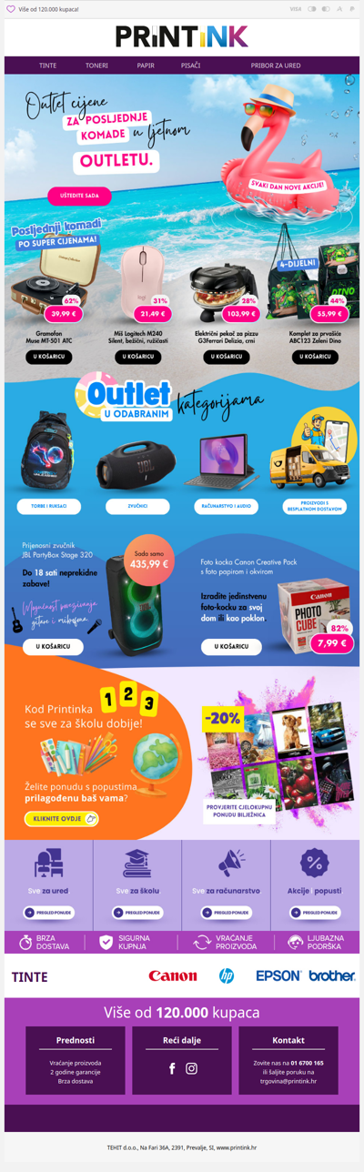 Najbolje cijene u ljetnom OUTLETU ☀️