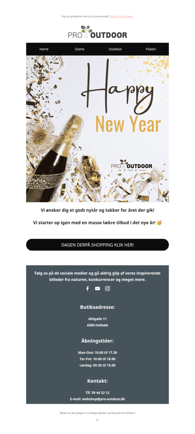 Du ønskes et godt nytår🥂🎉