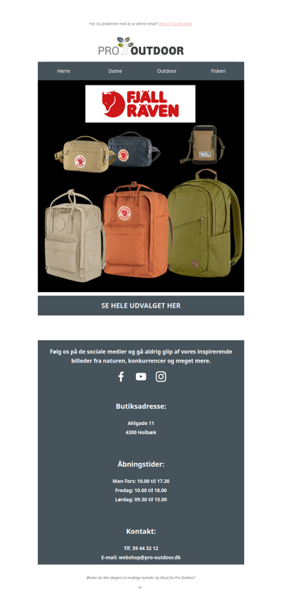 Fjällräven tasker er et must lige nu 🎒