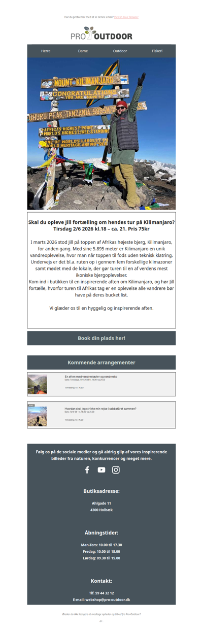 Kilimanjaro foredrag ⛰️