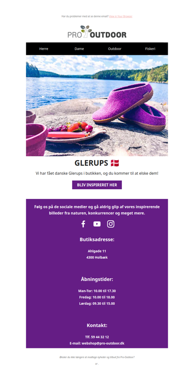 Nyt brand i butikken 🇩🇰 Glerups