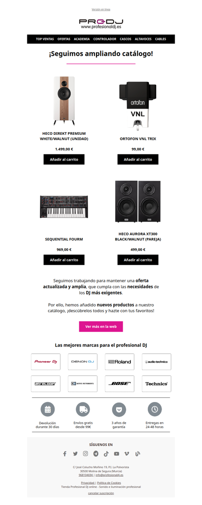 ¡Descubre las novedades de este mes!