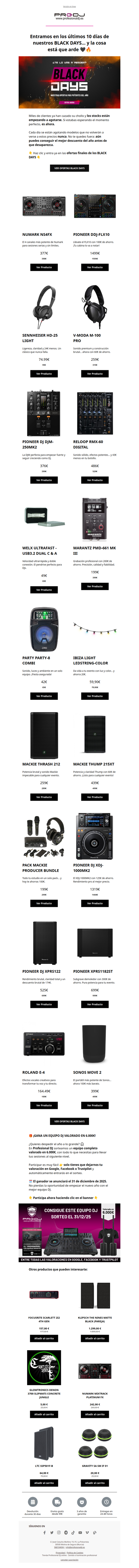 ¡Últimos 10 días de BLACK DAYS! Aún puedes cazar tu chollo antes de que vuele 🖤🔥