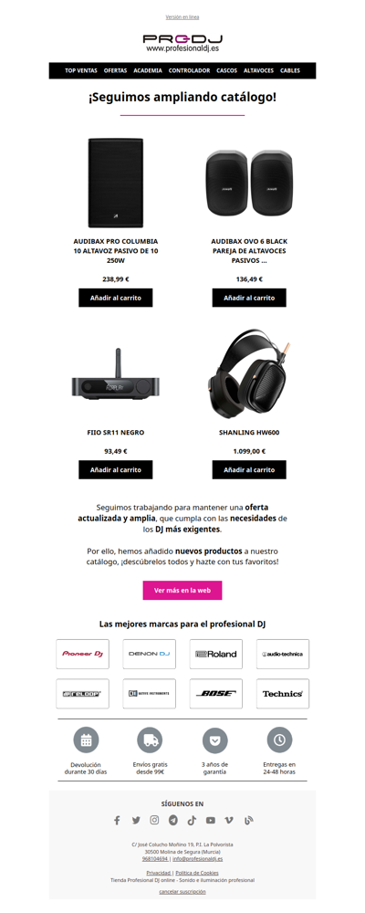 ¡Descubre las novedades de este mes!