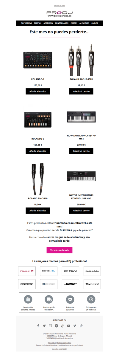 ¡Tus imprescindibles de este mes!